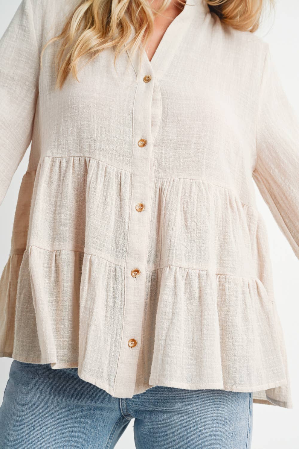 Tiered Rustic Blouse