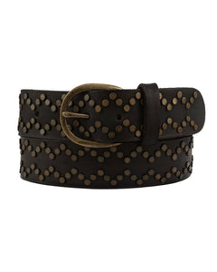 Buffalo Leather Studded Belt