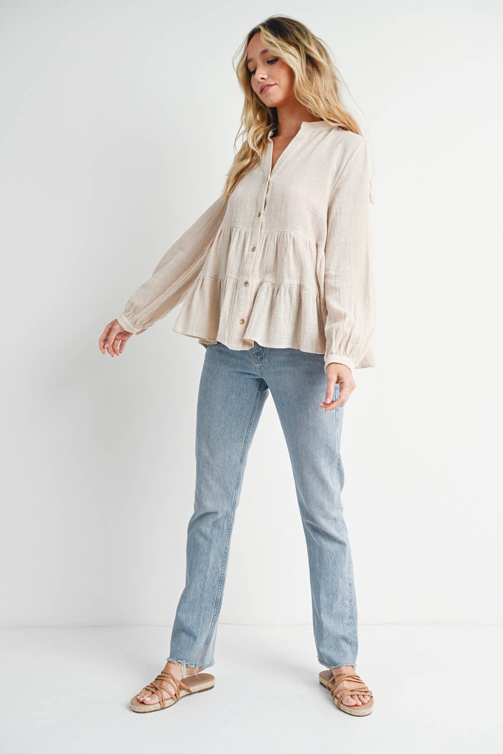 Tiered Rustic Blouse