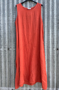 Rust Linen Sundress