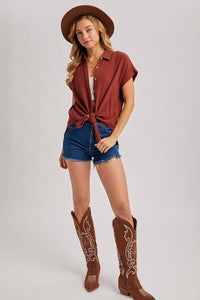 Essential Cotton Button Shirt
