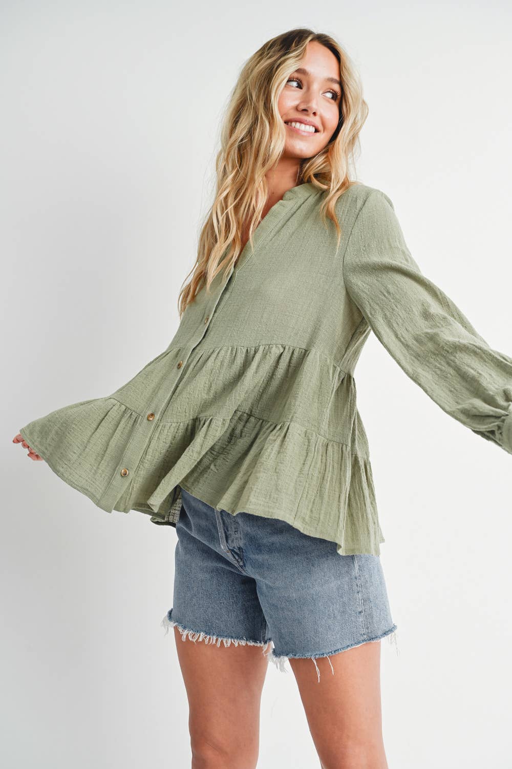 Tiered Rustic Blouse