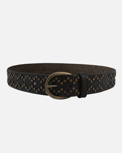 Buffalo Leather Studded Belt
