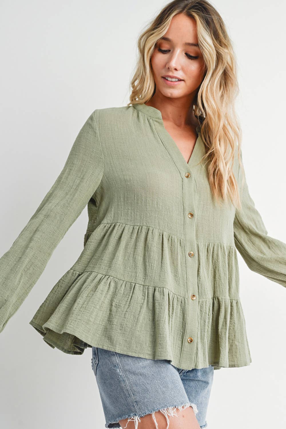 Tiered Rustic Blouse