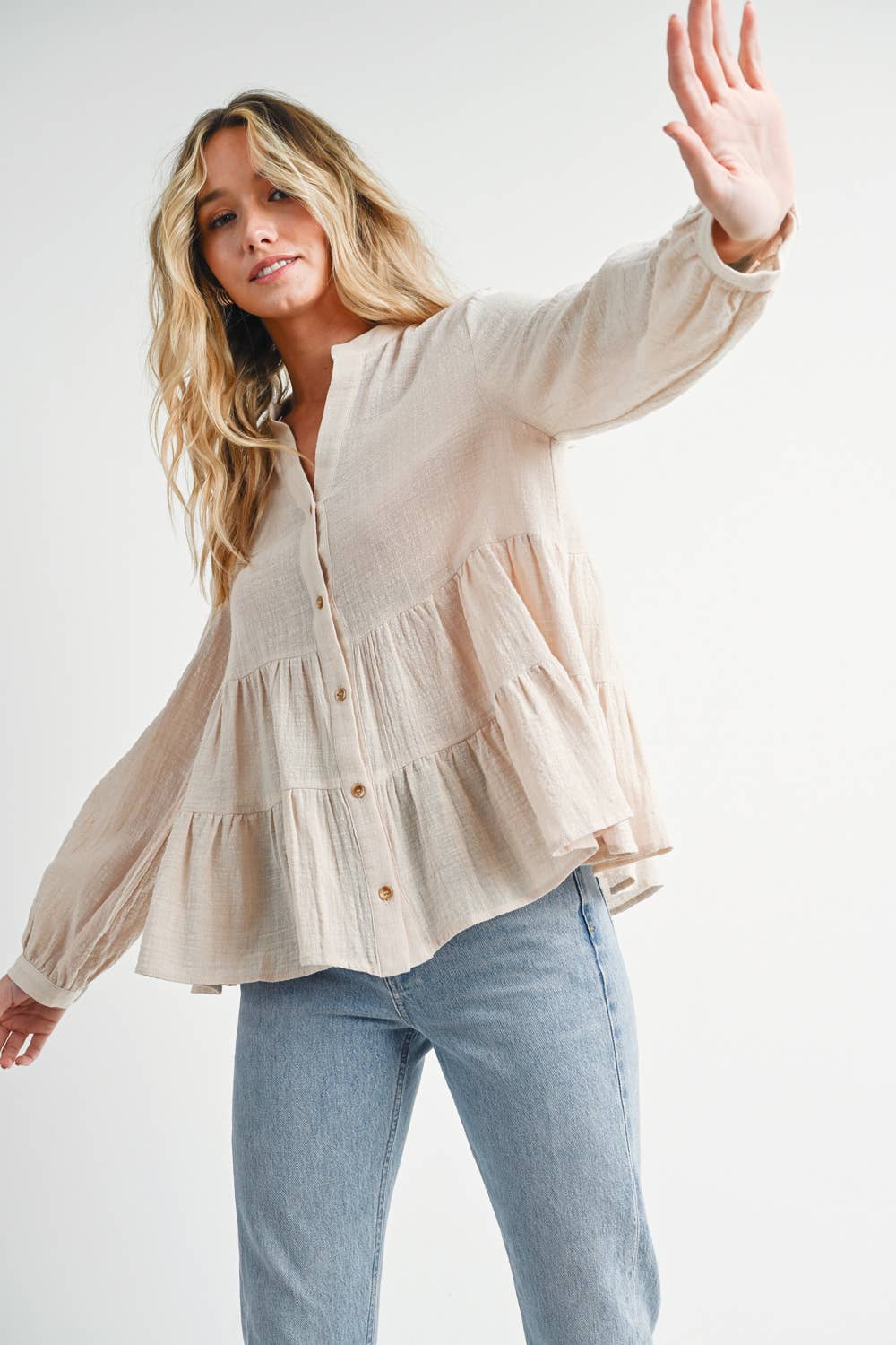 Tiered Rustic Blouse