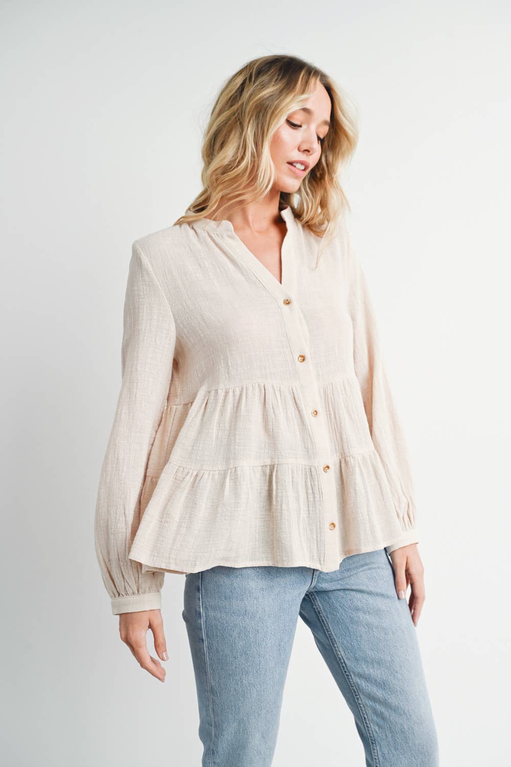 Tiered Rustic Blouse