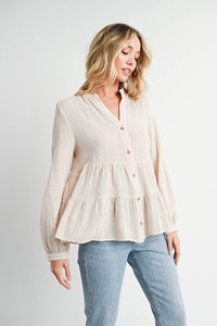 Tiered Rustic Blouse