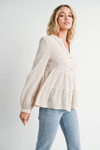 Tiered Rustic Blouse