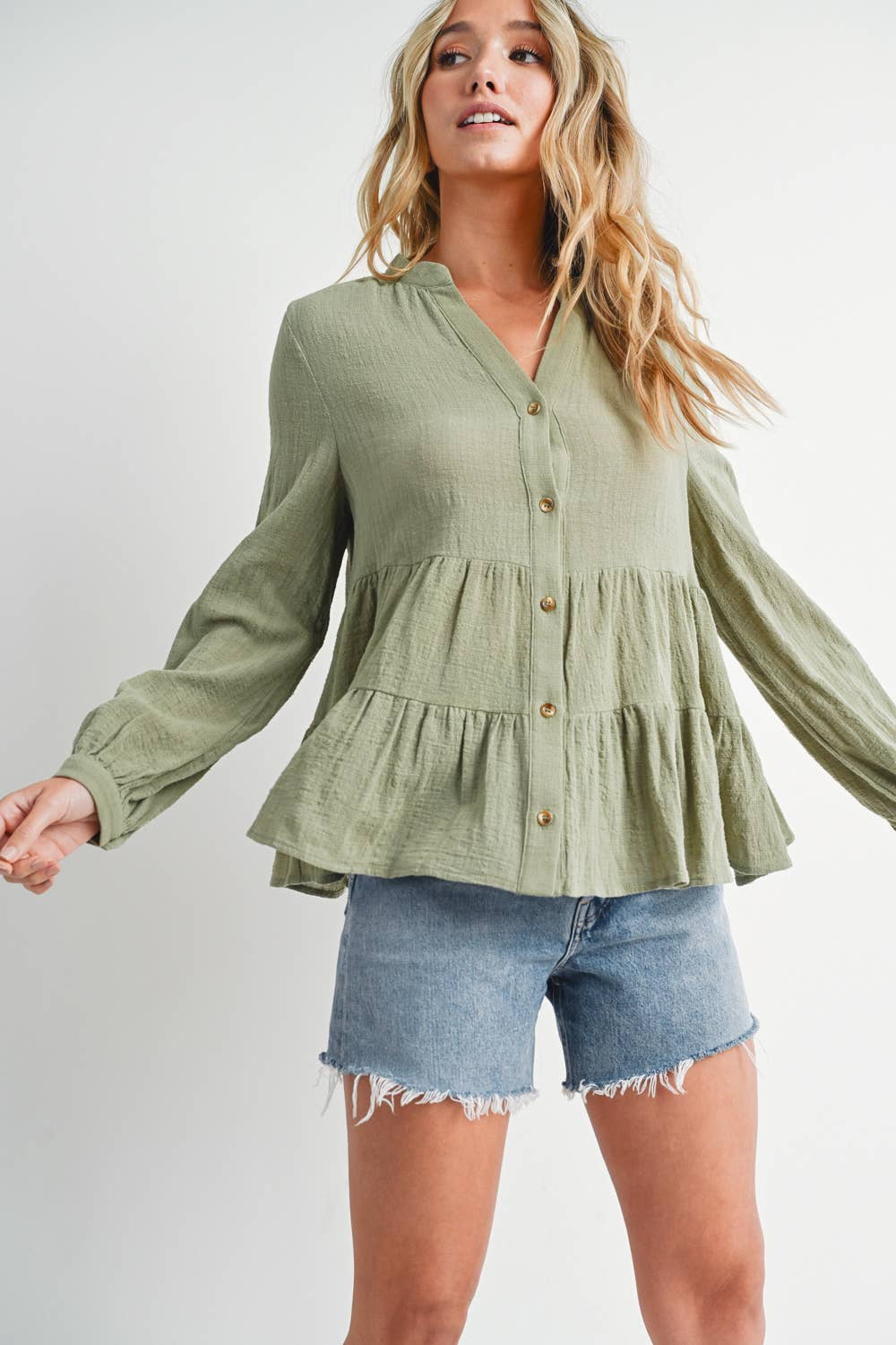 Tiered Rustic Blouse