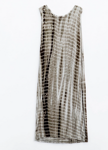 Shades of Khaki Tie Dye Maxi