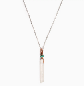 Quartz & Turquoise Necklace