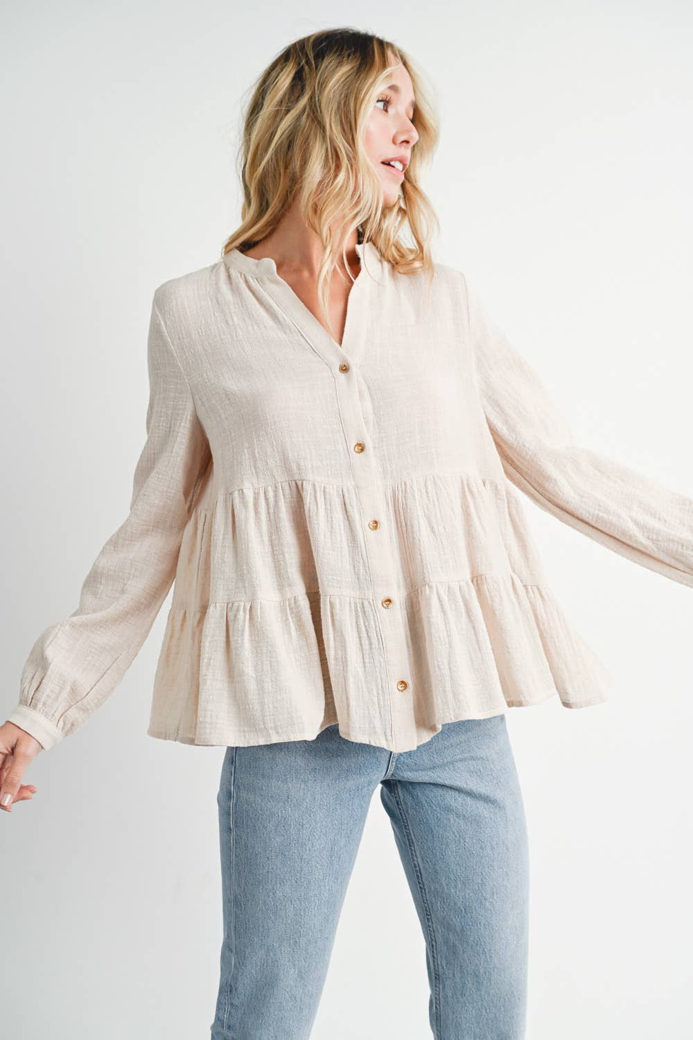 Tiered Rustic Blouse