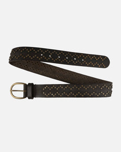 Buffalo Leather Studded Belt