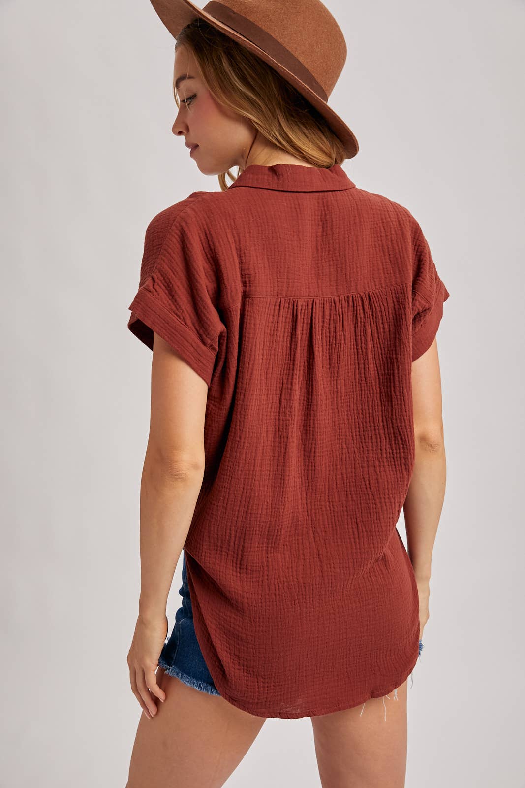 Essential Cotton Button Shirt