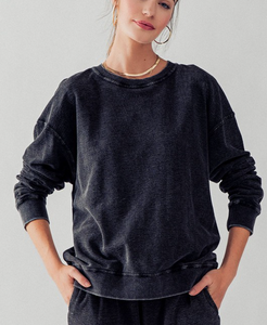 Organic Mineral Wash Sweatshirt