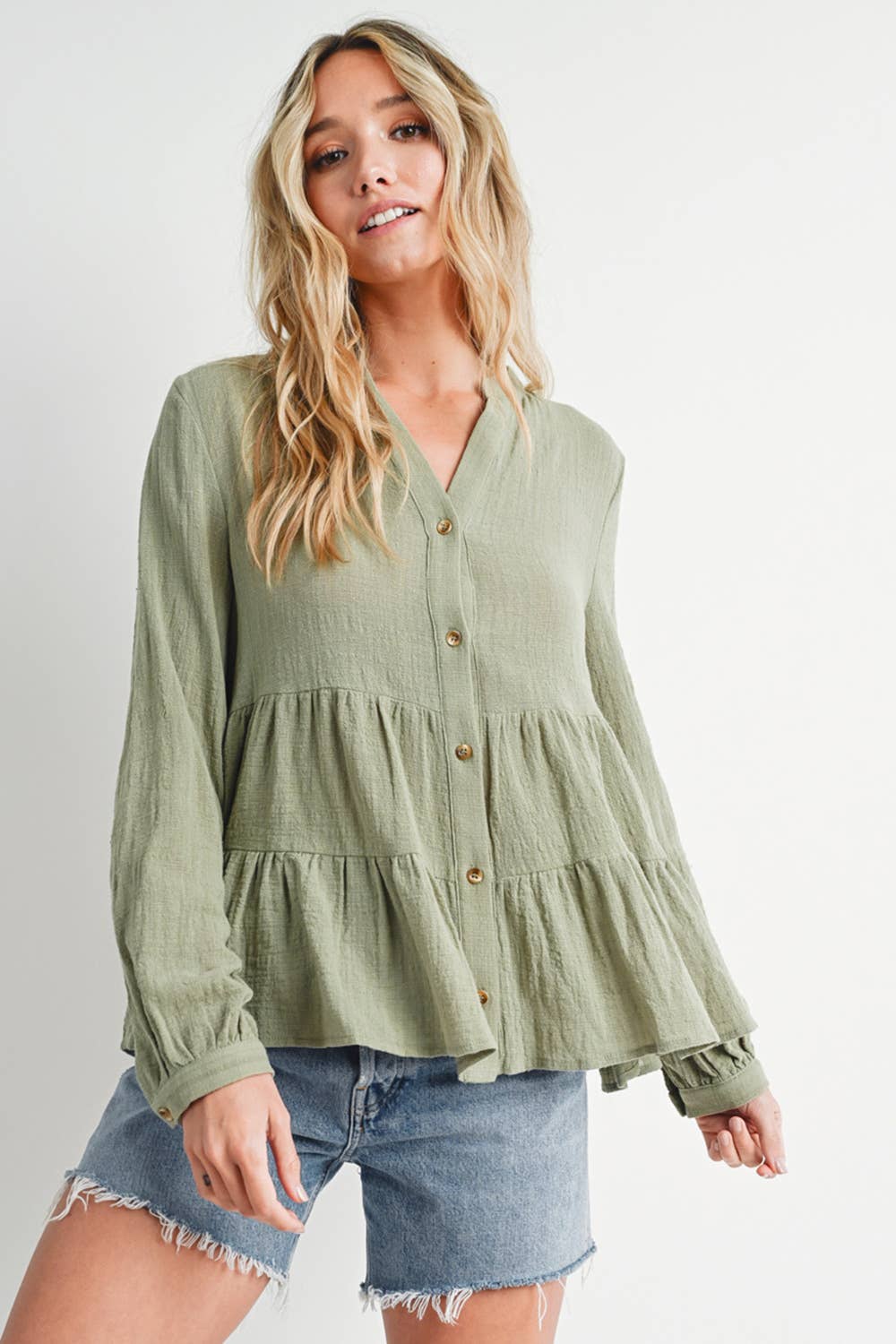 Tiered Rustic Blouse