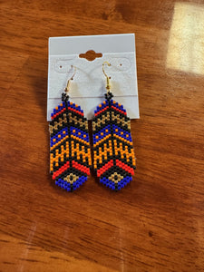 Tribal Design Earrings