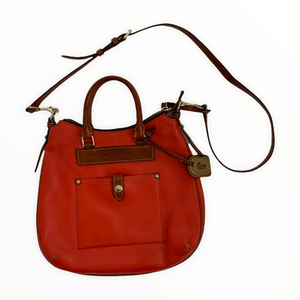Vintage Dooney Bourke Red Leather Bag
